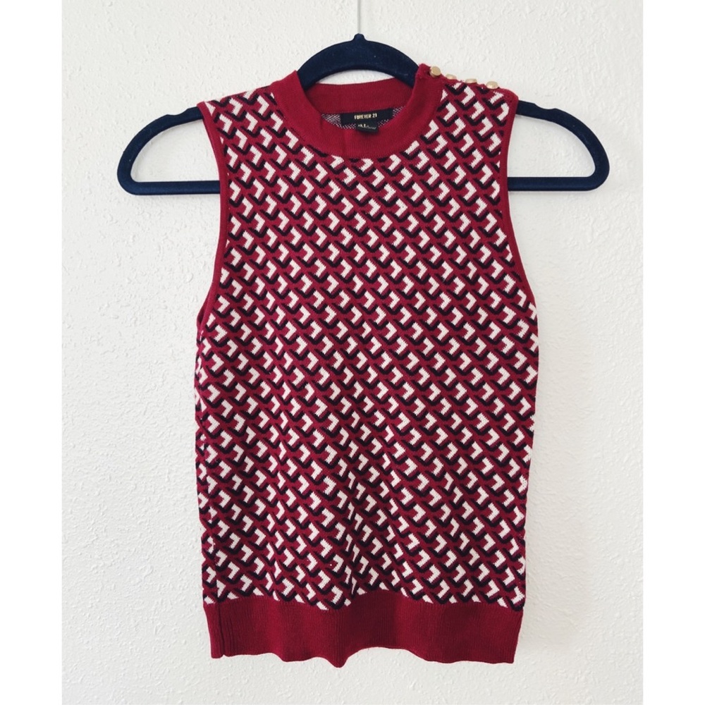 Mid-Kneck Short Sleeve Sweater Shirt